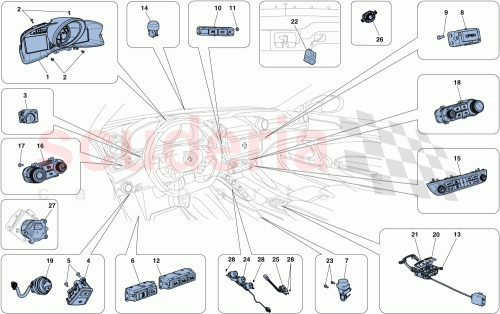 Part Diagram for Ferrari 319555