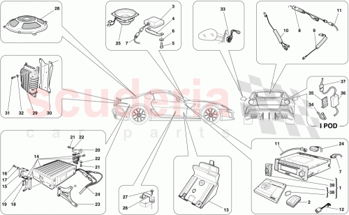 Part Diagram for Ferrari 230800