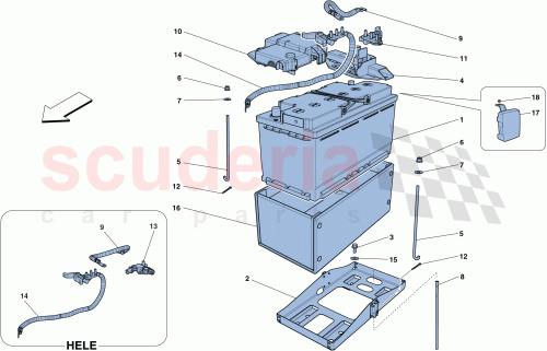 Part Diagram for Ferrari 257167