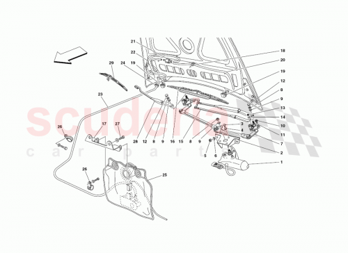 Part Diagram for Ferrari 65409400
