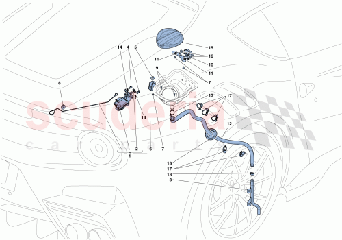 Part Diagram for Ferrari 84716500