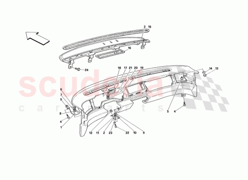 Part Diagram for Ferrari 636200