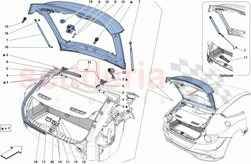 Part Diagram for Ferrari 83653100