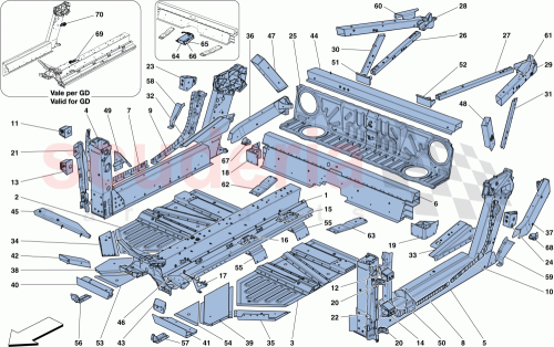 Part Diagram for Ferrari 303816