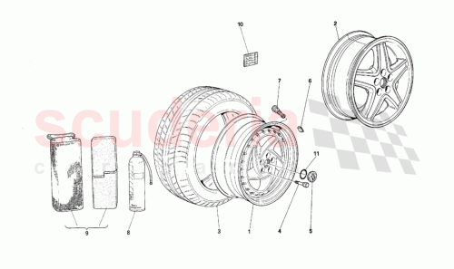Part Diagram for Ferrari 161008