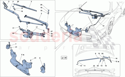 Part Diagram for Ferrari 82963900