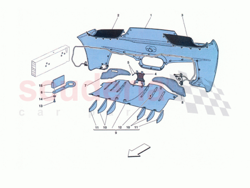 Part Diagram for Ferrari 83205500