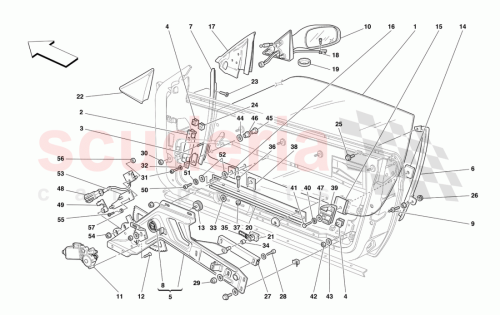 Part Diagram for Ferrari 65851500