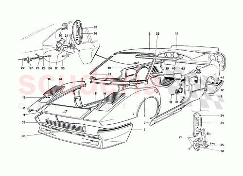 Part Diagram for Ferrari 20019105