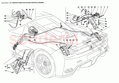 Part Diagram for Ferrari 66578200