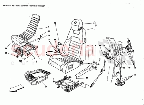 Part Diagram for Ferrari 65408300