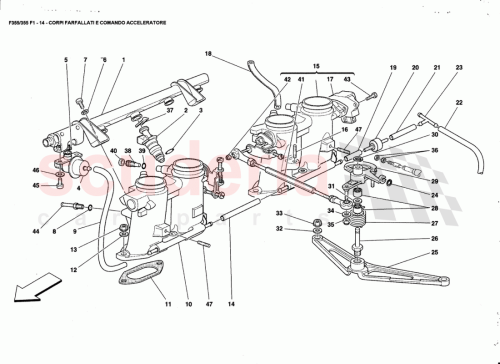 Part Diagram for Ferrari 162482