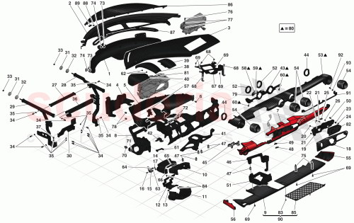 Part Diagram for Ferrari 85901200
