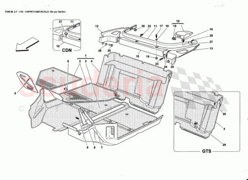 Part Diagram for Ferrari 643000