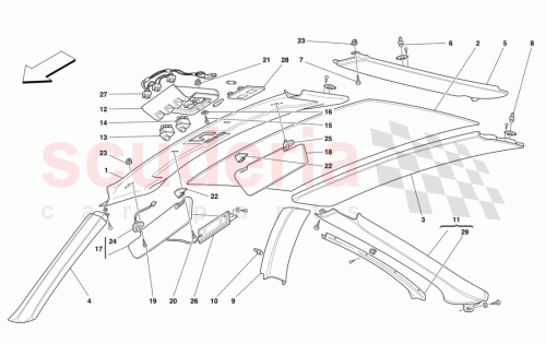 Part Diagram for Ferrari 171084