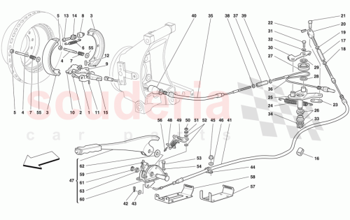Part Diagram for Ferrari 154180