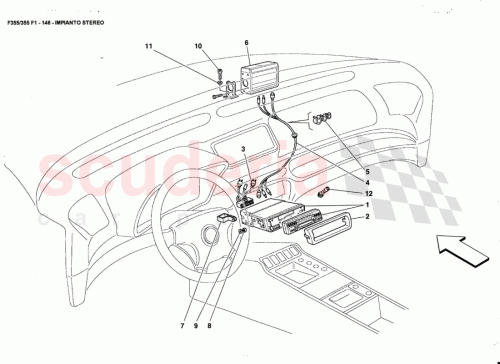 Part Diagram for Ferrari 65409000