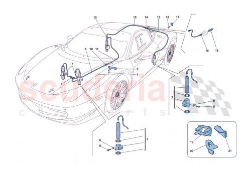 Part Diagram for Ferrari 83240900