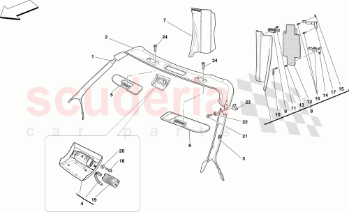 Part Diagram for Ferrari 81662200