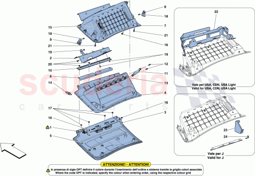 Part Diagram for Ferrari 89160500