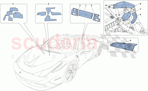 Part Diagram for Ferrari 82923500