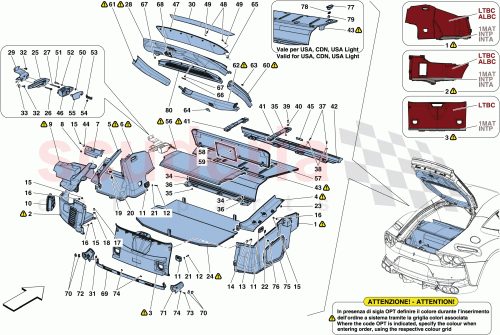 Part Diagram for Ferrari 88743200