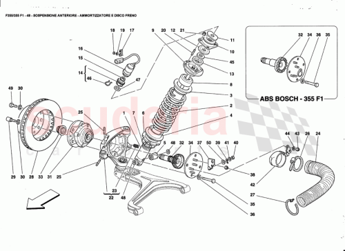 Part Diagram for Ferrari 175487