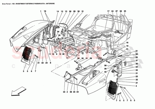 Part Diagram for Ferrari 66755700