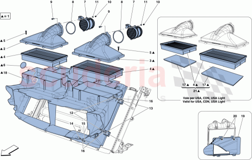 Part Diagram for Ferrari 303624