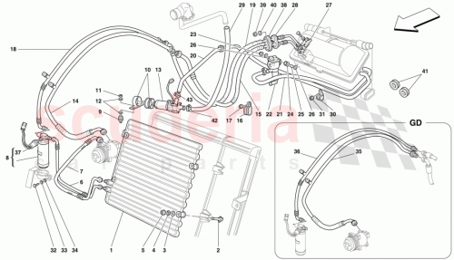 Part Diagram for Ferrari 63933700