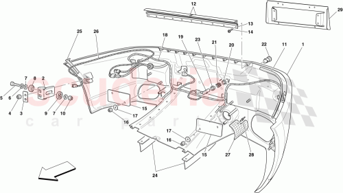 Part Diagram for Ferrari 69010100