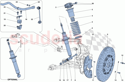 Part Diagram for Ferrari 281475