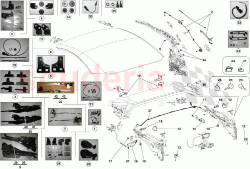 Part Diagram for Ferrari 70001687