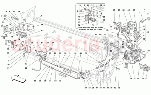Part Diagram for Ferrari 65561700