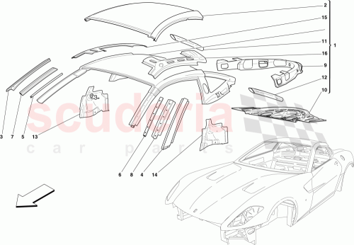 Part Diagram for Ferrari 69351611