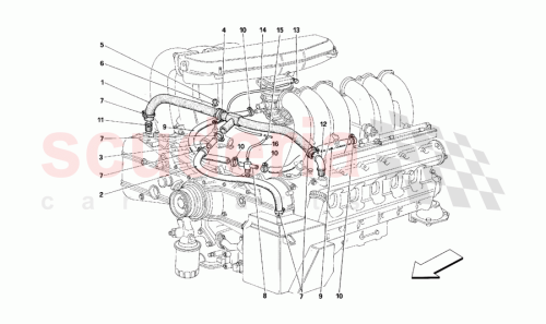 Part Diagram for Ferrari 155020