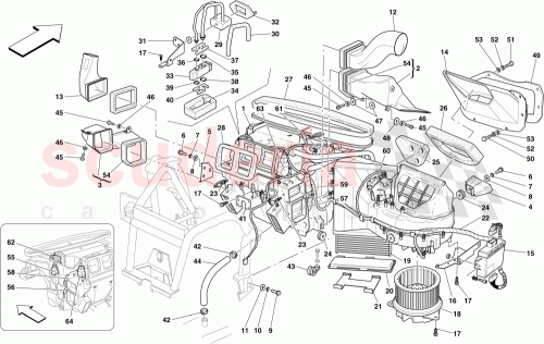 Part Diagram for Ferrari 66855200