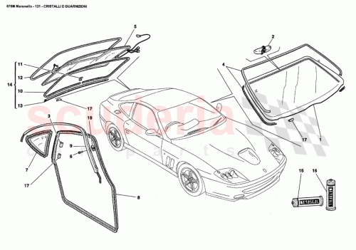 Part Diagram for Ferrari 65649400