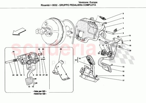 Part Diagram for Ferrari 240760