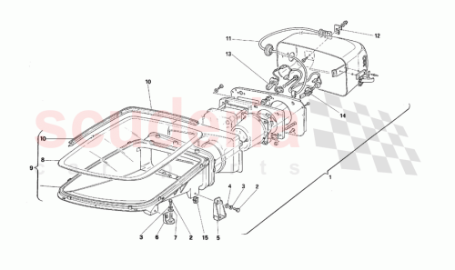 Part Diagram for Ferrari 165912
