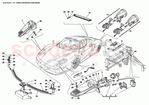 Part Diagram for Ferrari 198092