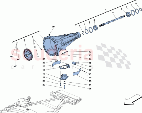 Part Diagram for Ferrari 915290