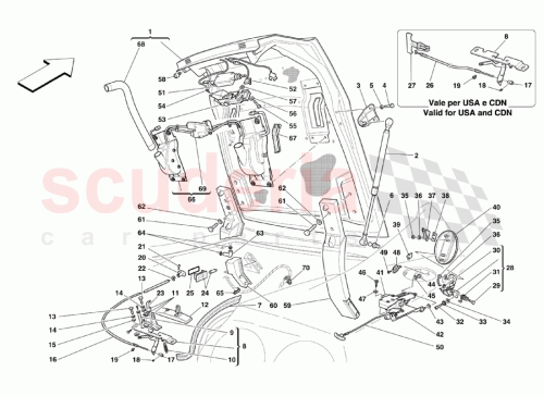 Part Diagram for Ferrari 66804900