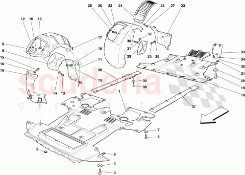 Part Diagram for Ferrari 67134400