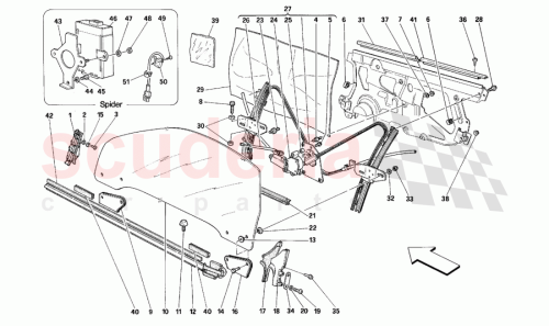 Part Diagram for Ferrari 63644300
