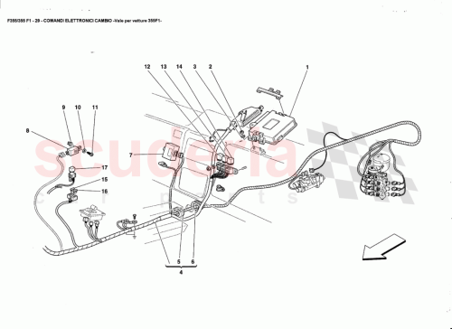 Part Diagram for Ferrari 174456