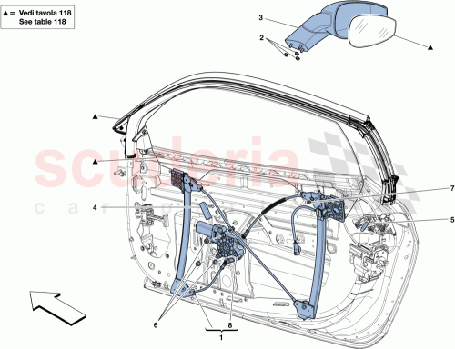 Part Diagram for Ferrari 81487200