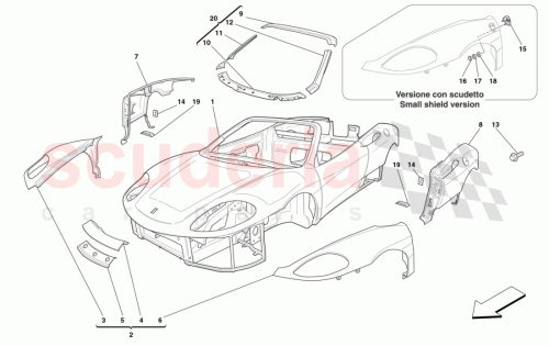 Part Diagram for Ferrari 65783911