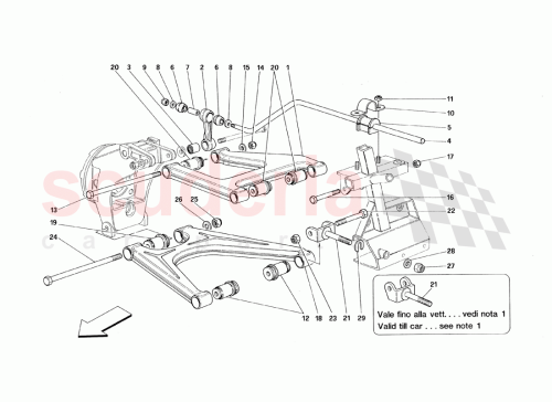 Part Diagram for Ferrari 100773