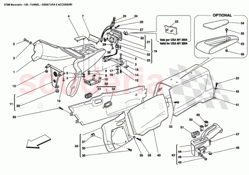 Part Diagram for Ferrari 66639800